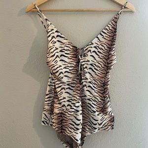 Acacia Swimwear Tiger Print Kokomo One Piece